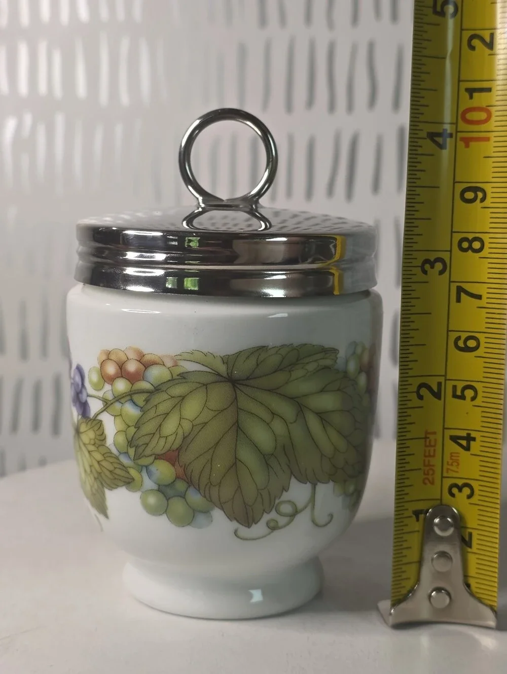 Royal Worcester Egg Coddler King Size Vine Harvest with Original Box & Booklet